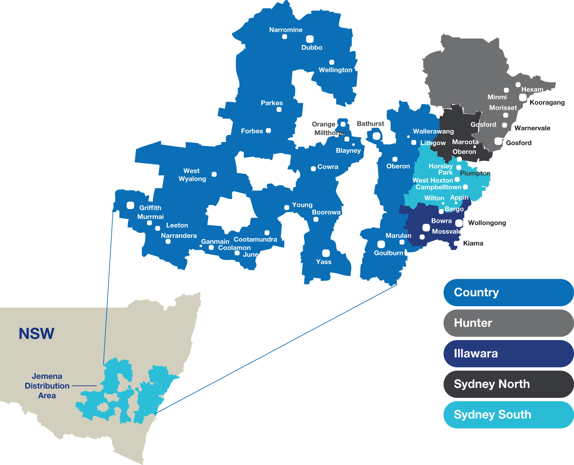 Jemena Gas Network Map